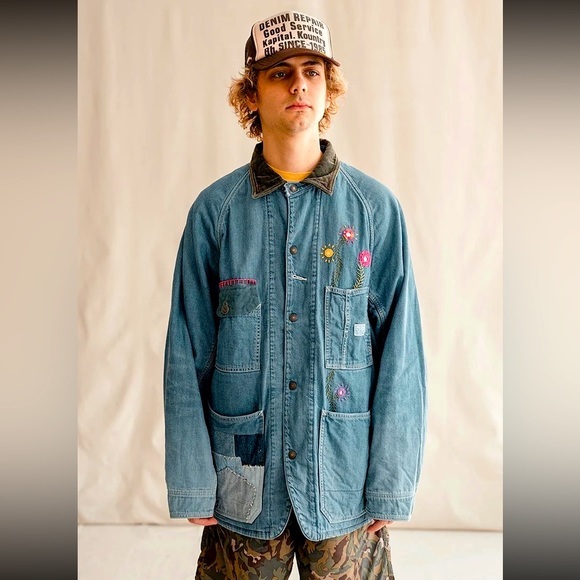 Kapital Other - Kapital Kountry Denim Jacket Oversized Patchwork 14oz Japanese Denim Embroidered